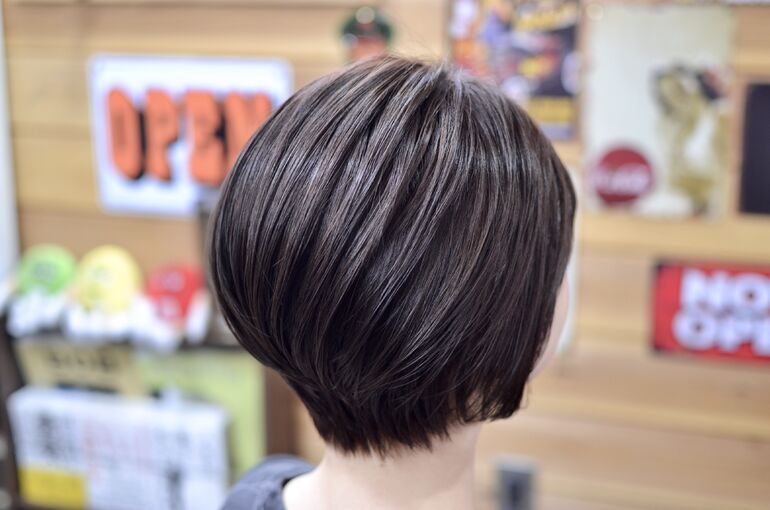 三島美容院 三島美容室 三島ヘアサロン オシャレ 濃厚ブラウン カカオブラウン ボブ